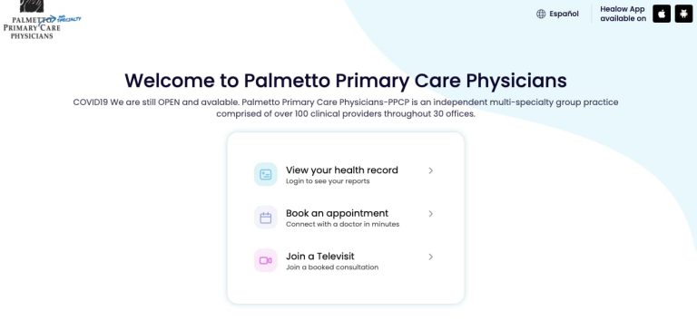 Palmetto Primary Care Patient Portal Account Login